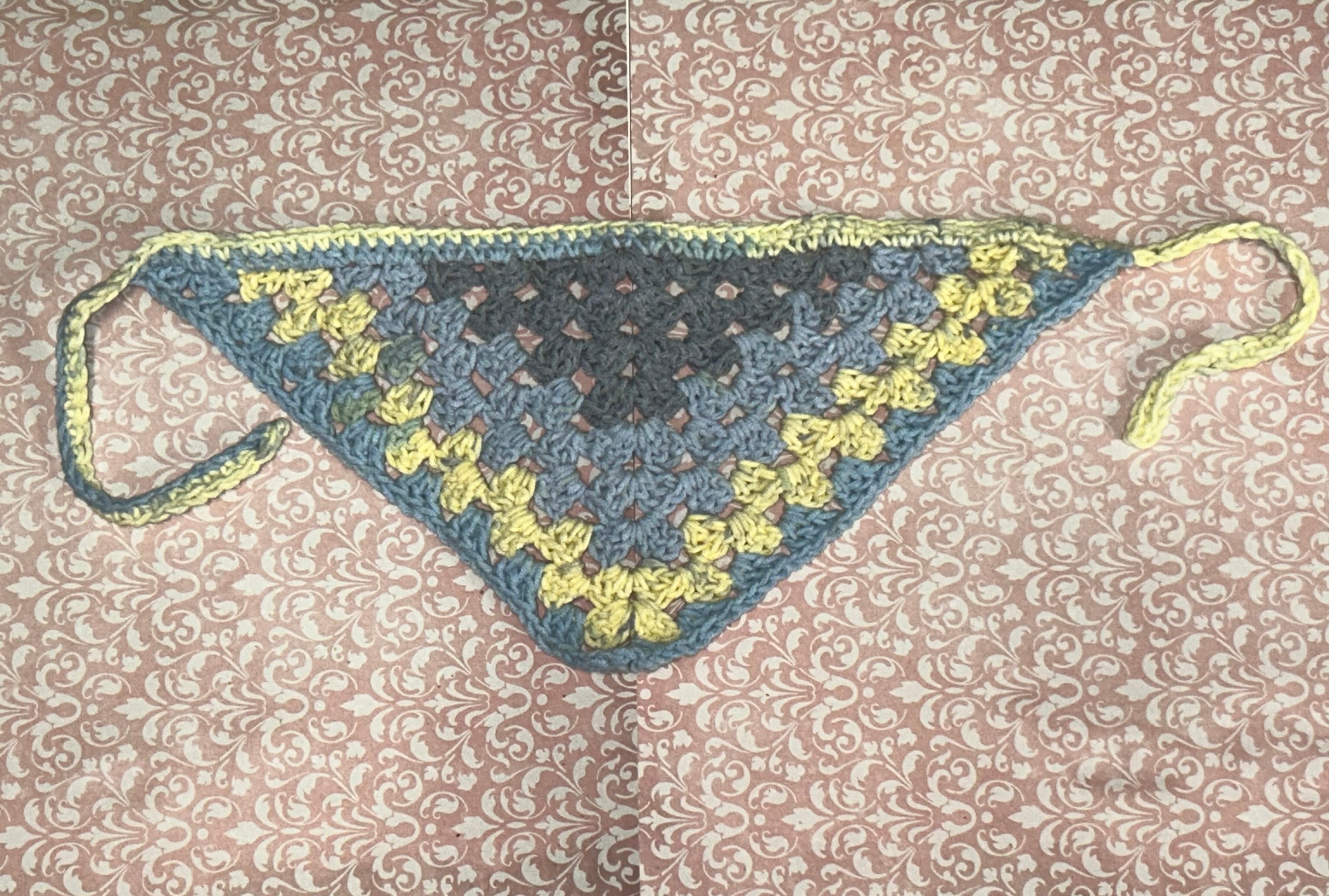 Granny Stitch Bandana- Baby/Pet Size