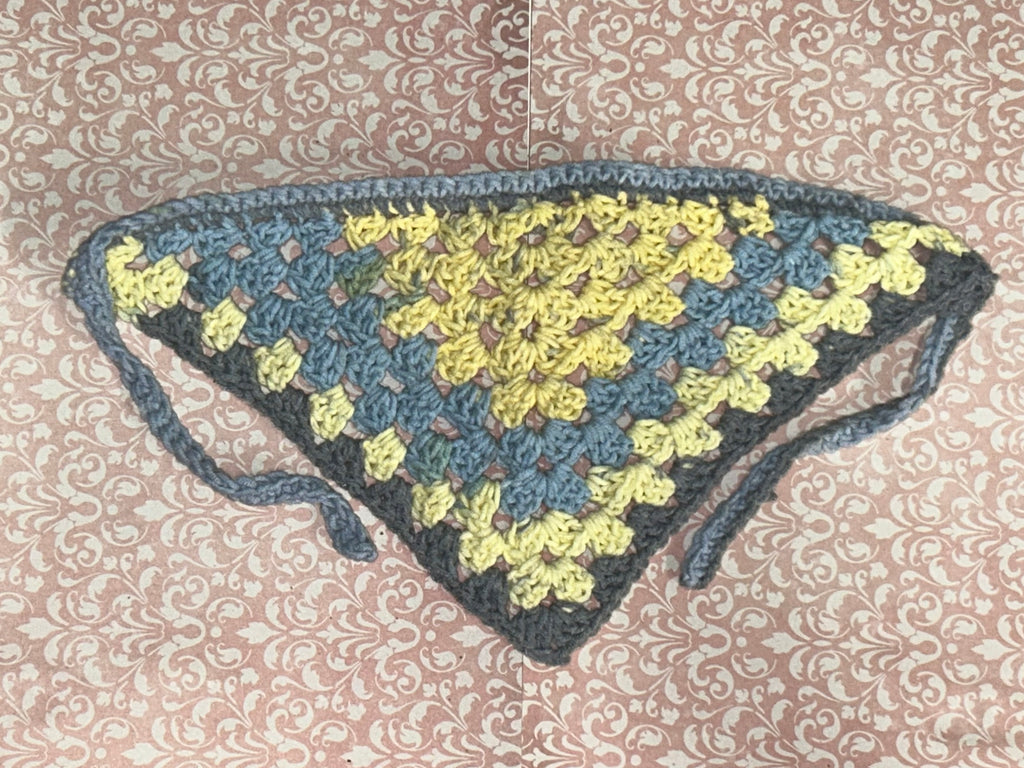 Granny Stitch Bandana- Baby/Pet Size