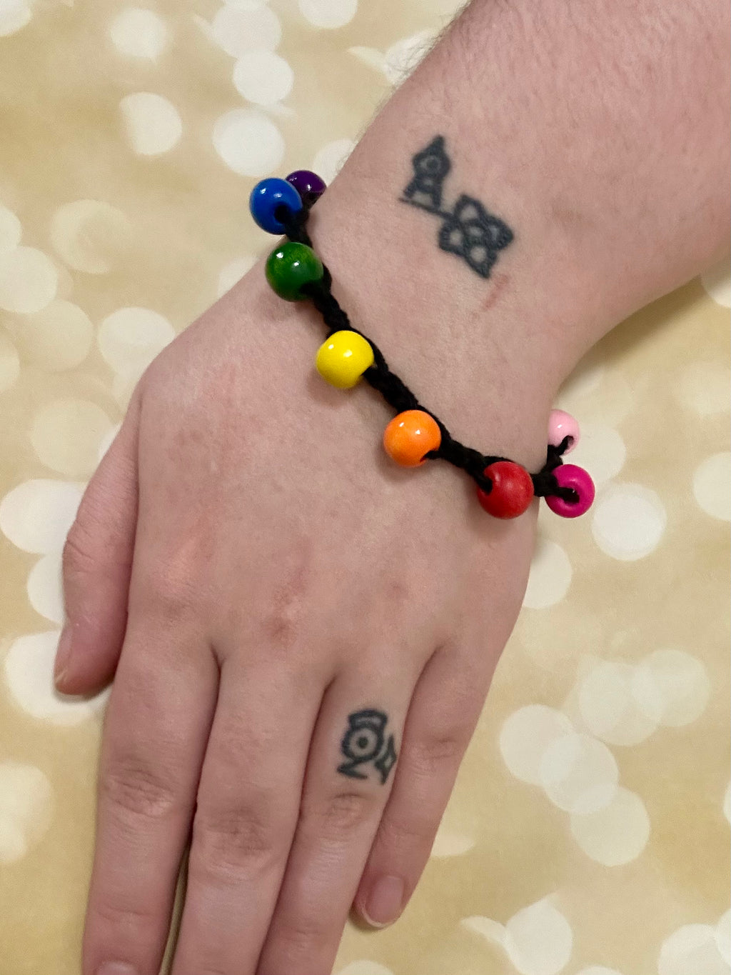 Rainbow Bead Bracelet