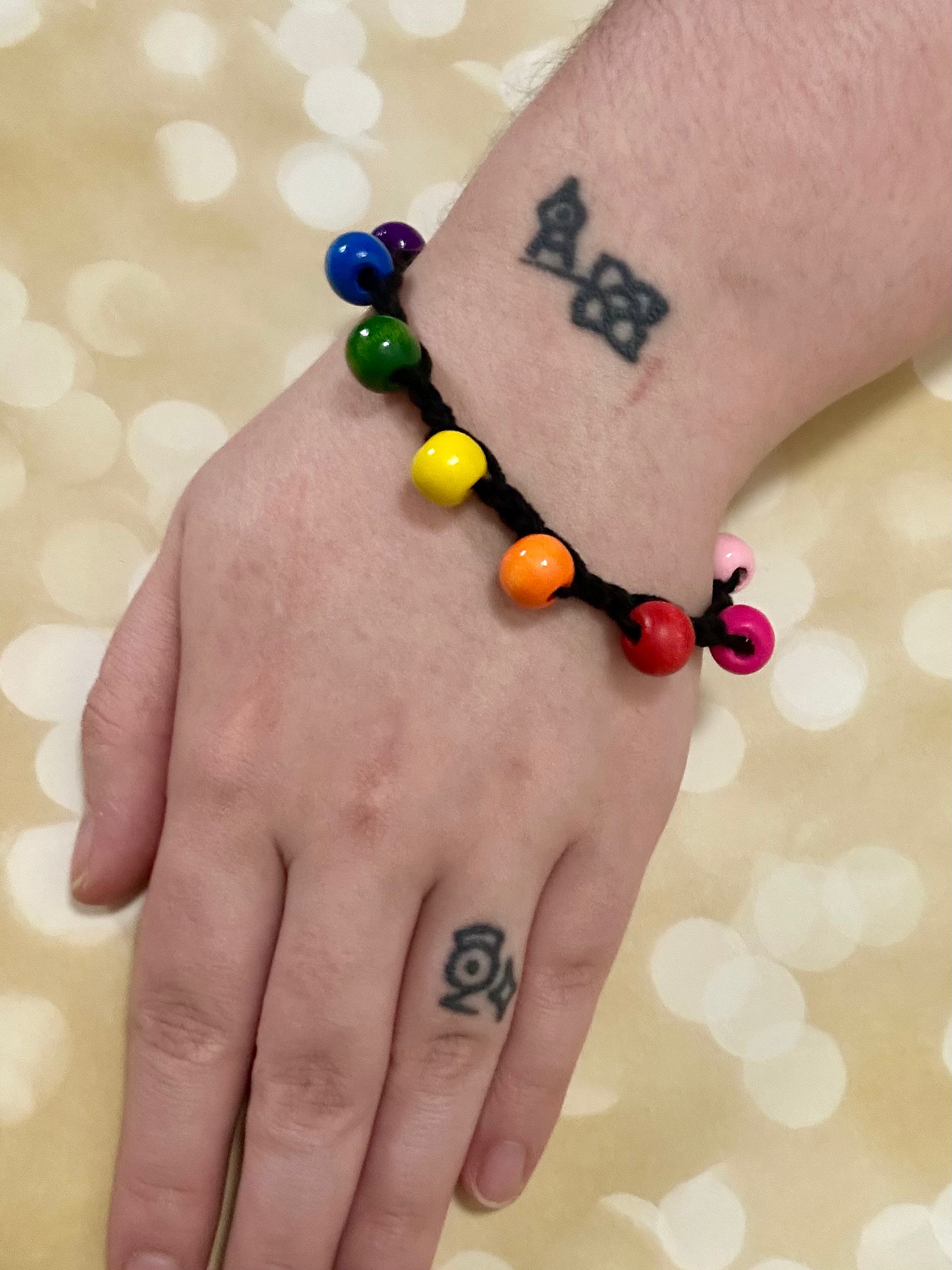Rainbow Bead Bracelet