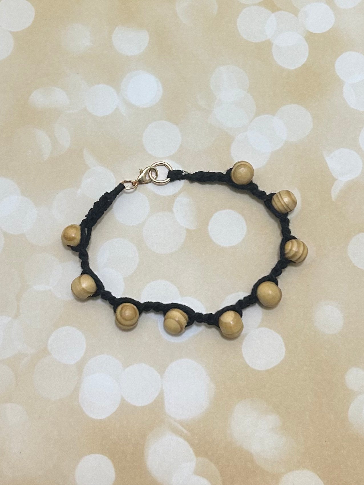 Wooden Bead Bracelet