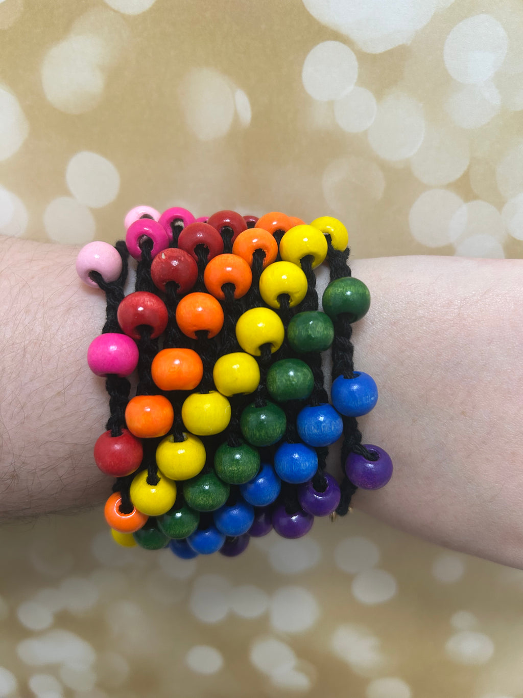 Rainbow Bead Bracelet