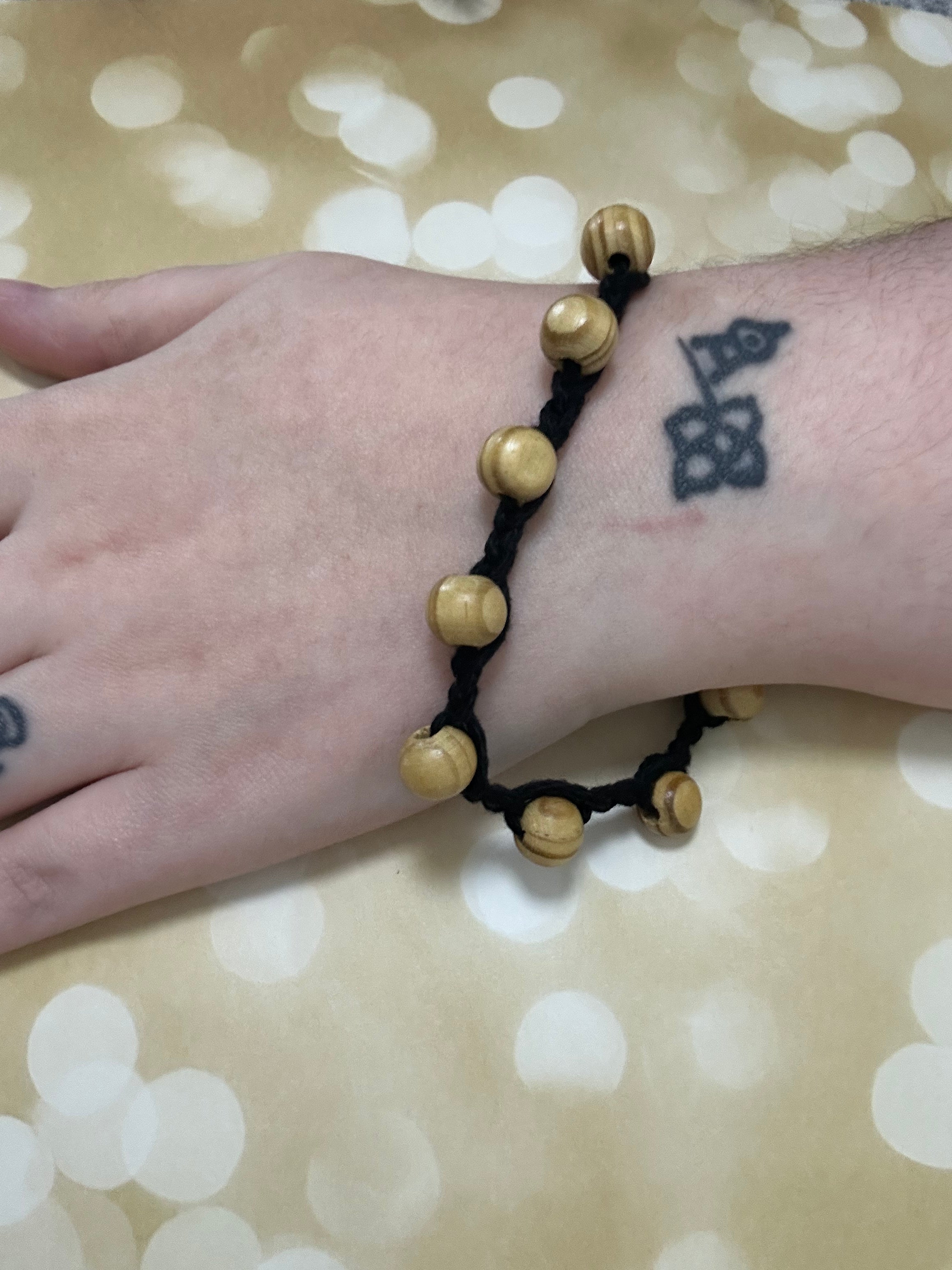 Wooden Bead Bracelet